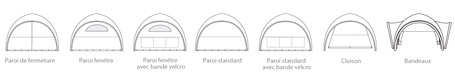 options tentes gonflables x-gloo événementiel