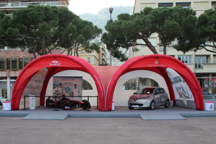 tentes gonflables X-Gloo Monaco E Prix